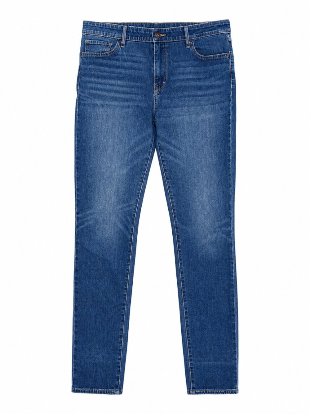 Levi's Premium 711 Skinny Jeans Women's Size 32 Blue Stretch Denim